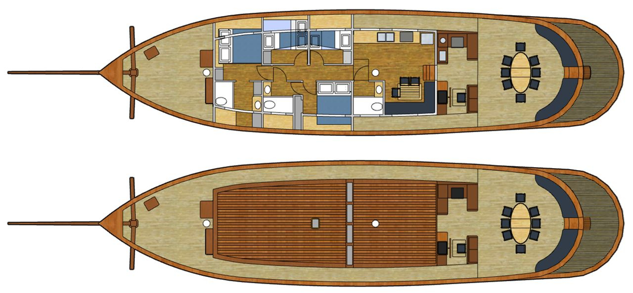 Planta do barco